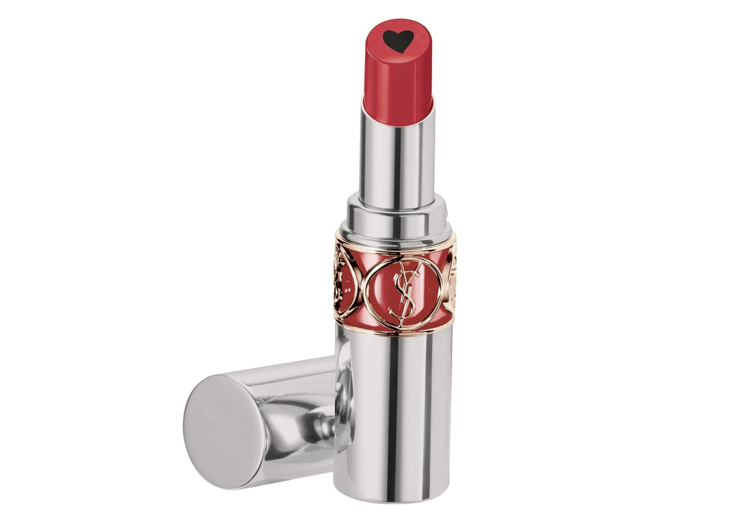 YSL Volupte Plump-In-Color Balm Lunatic Red 6