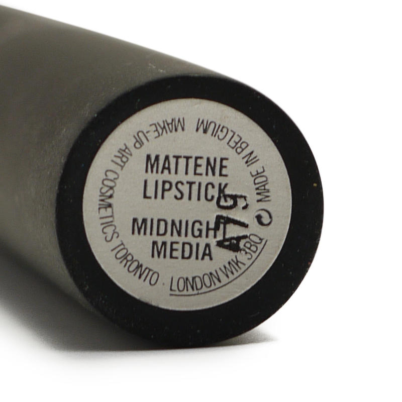 MAC Mattene Lipstick Midnight Media #2