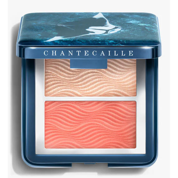 Chantecaille Radiance Chic Cheek And Highlighter Duo Coral