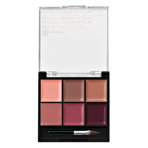 BH Cosmetics 6 Color Lipstick Palette Nude Lips To Go