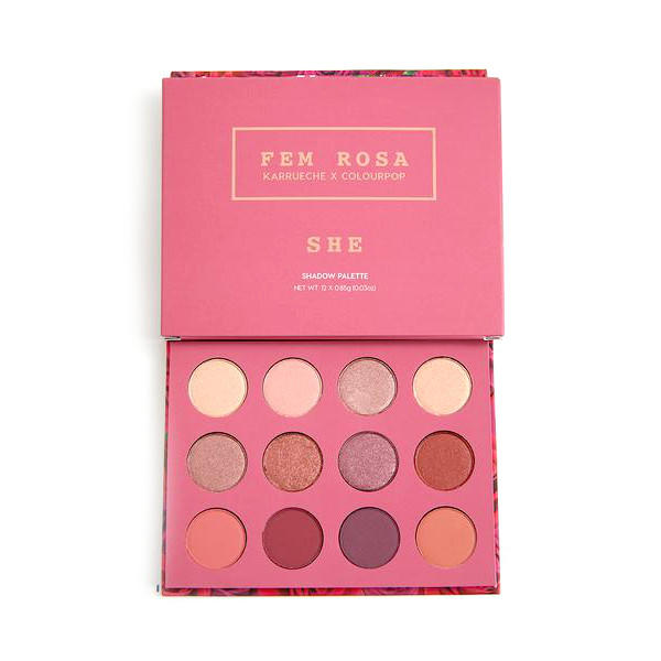 ColourPop Eyeshadow Palette Karrueche Fem Rosa Collection She