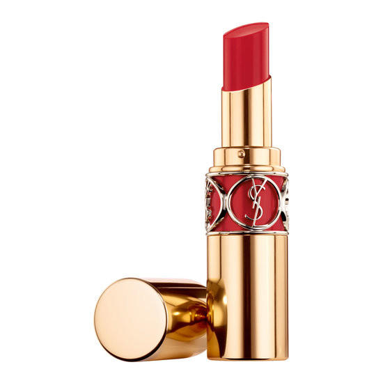 YSL Rouge Volupte Shine Lipstick Red In Sunlight 21