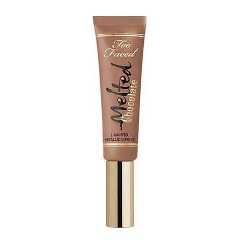 Too Faced Melted Chocolate Liquified Metallic Lipstick Chocolate Honey
