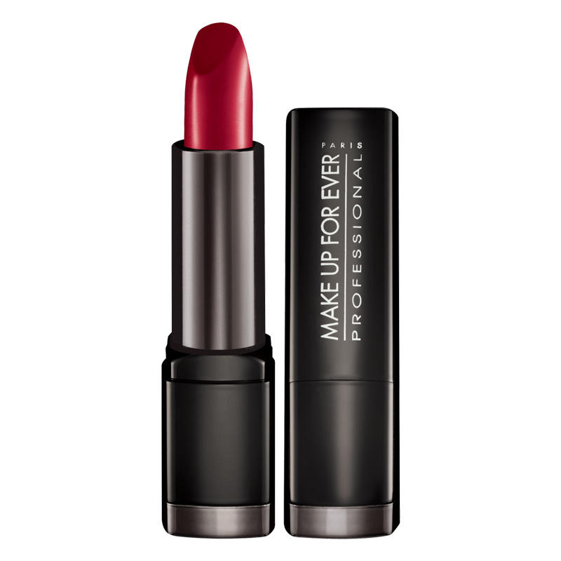 Makeup Forever Rouge Artist Intense Lipstick Satin Raspberry Red 45