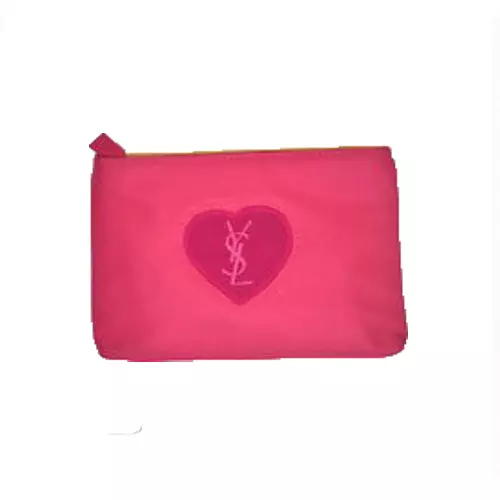 Pink YSL Makeup Bag   - Best deals on YSL cosmetics