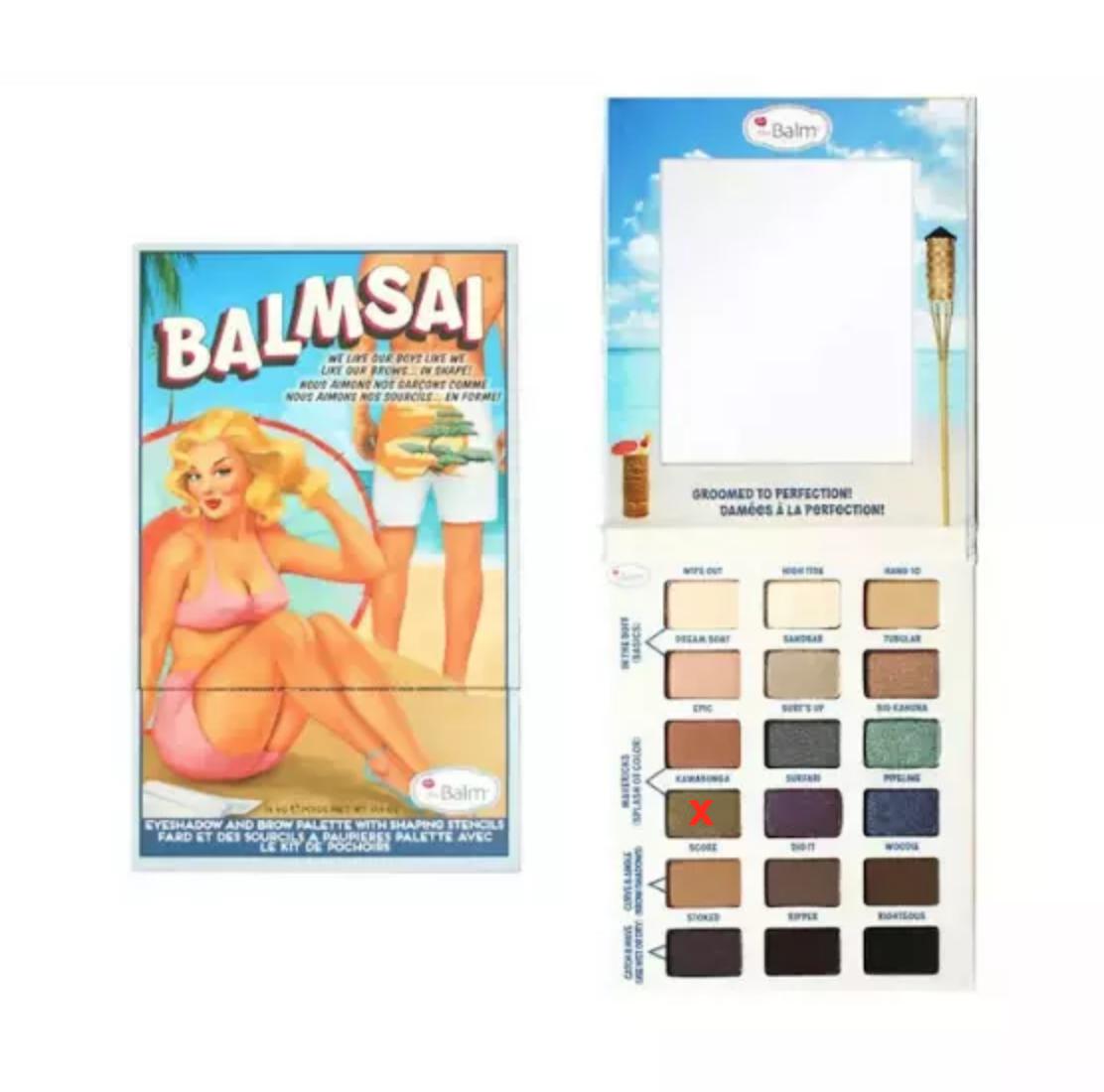 The Balm Balmsai Eyeshadow & Brow Palette (missing kawabunga)
