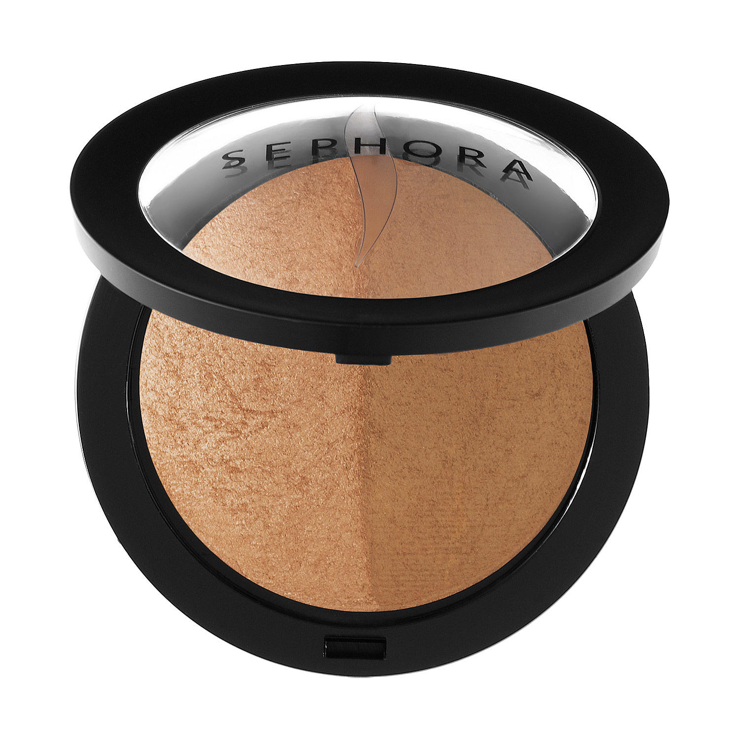 Sephora MicroSmooth Baked Bronzer Duo Honey Heat 01