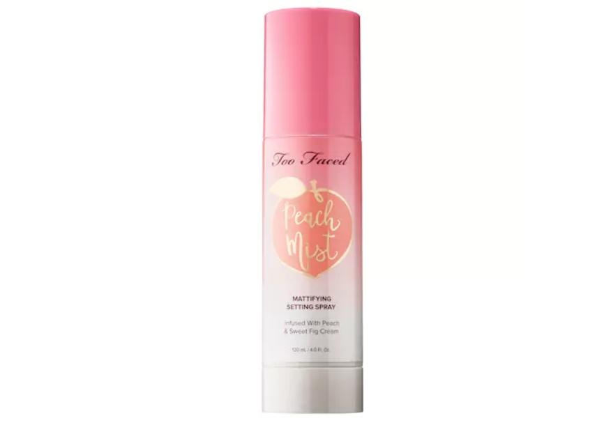 Too Faced Peach Mist Mattifying Setting Spray