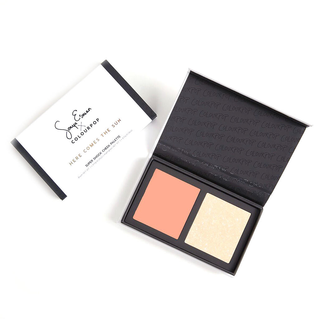 Colourpop Super Shock Cheek Palette Sonya Esman Here Comes The Sun