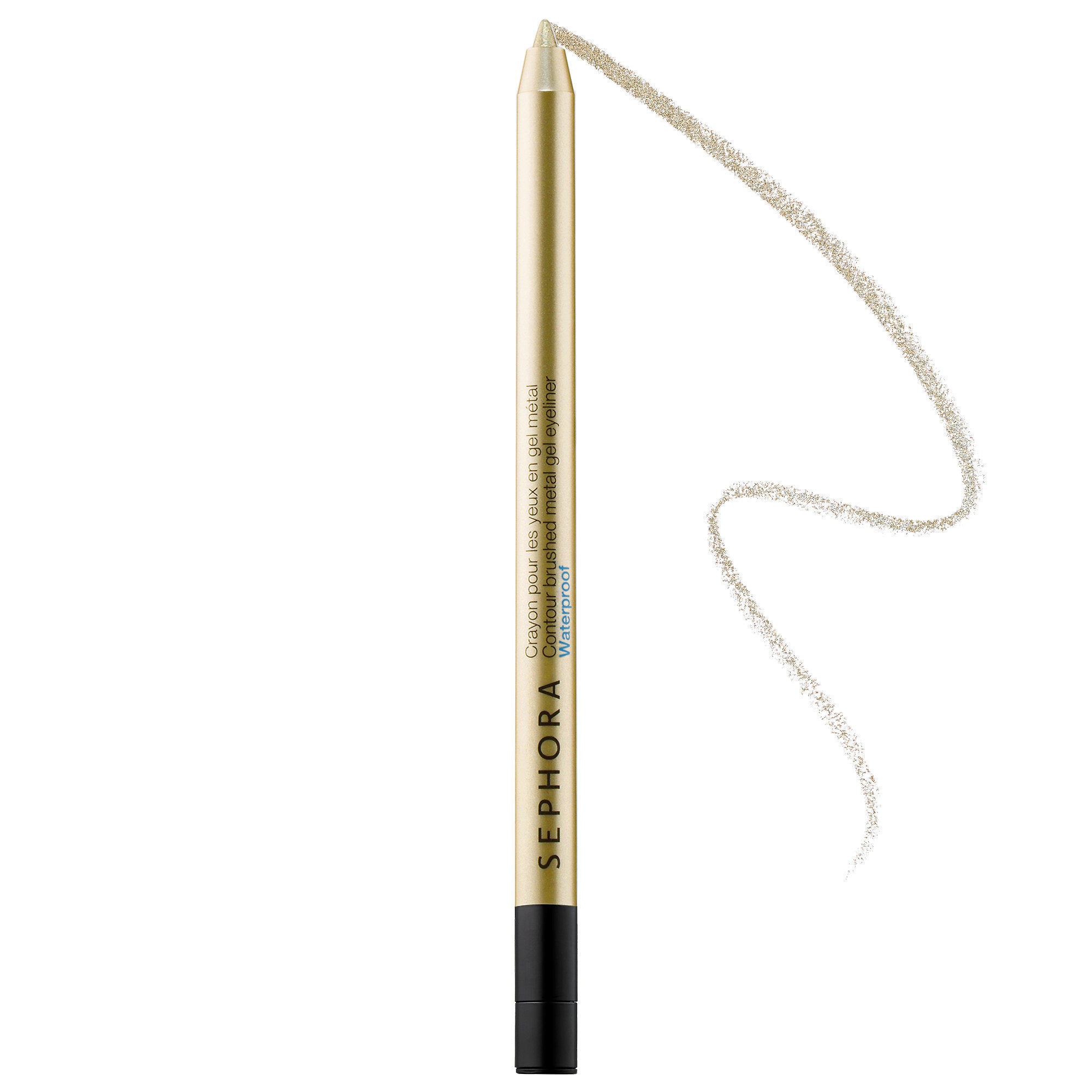 Sephora Contour Brushed Metal Gel Eyeliner Waterproof Gold Digger 01