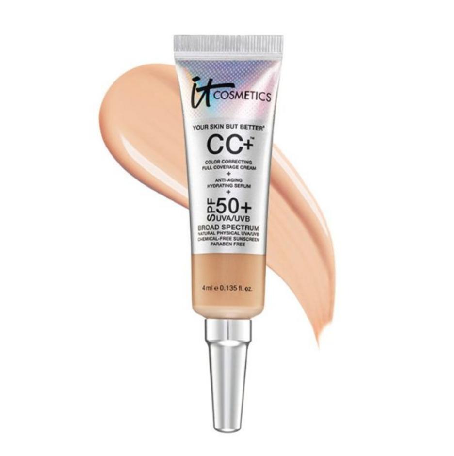 IT Cosmetics YSBB CC+ Color Correcting Full Coverage Cream Tan Mini 4ml