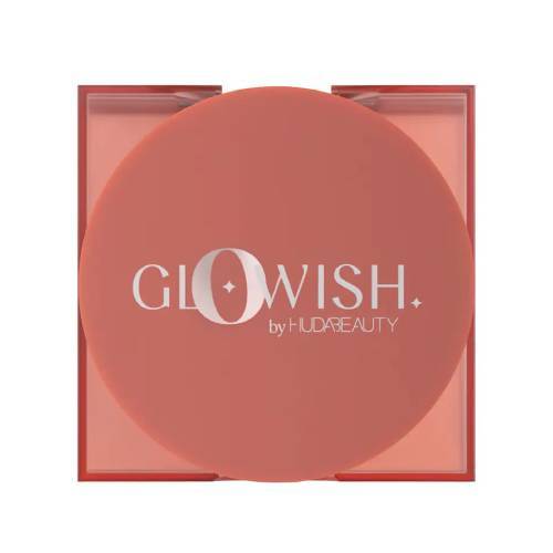 Huda Beauty GloWish Cheeky Vegan Soft Glow Powder Blush Sassy Saffron