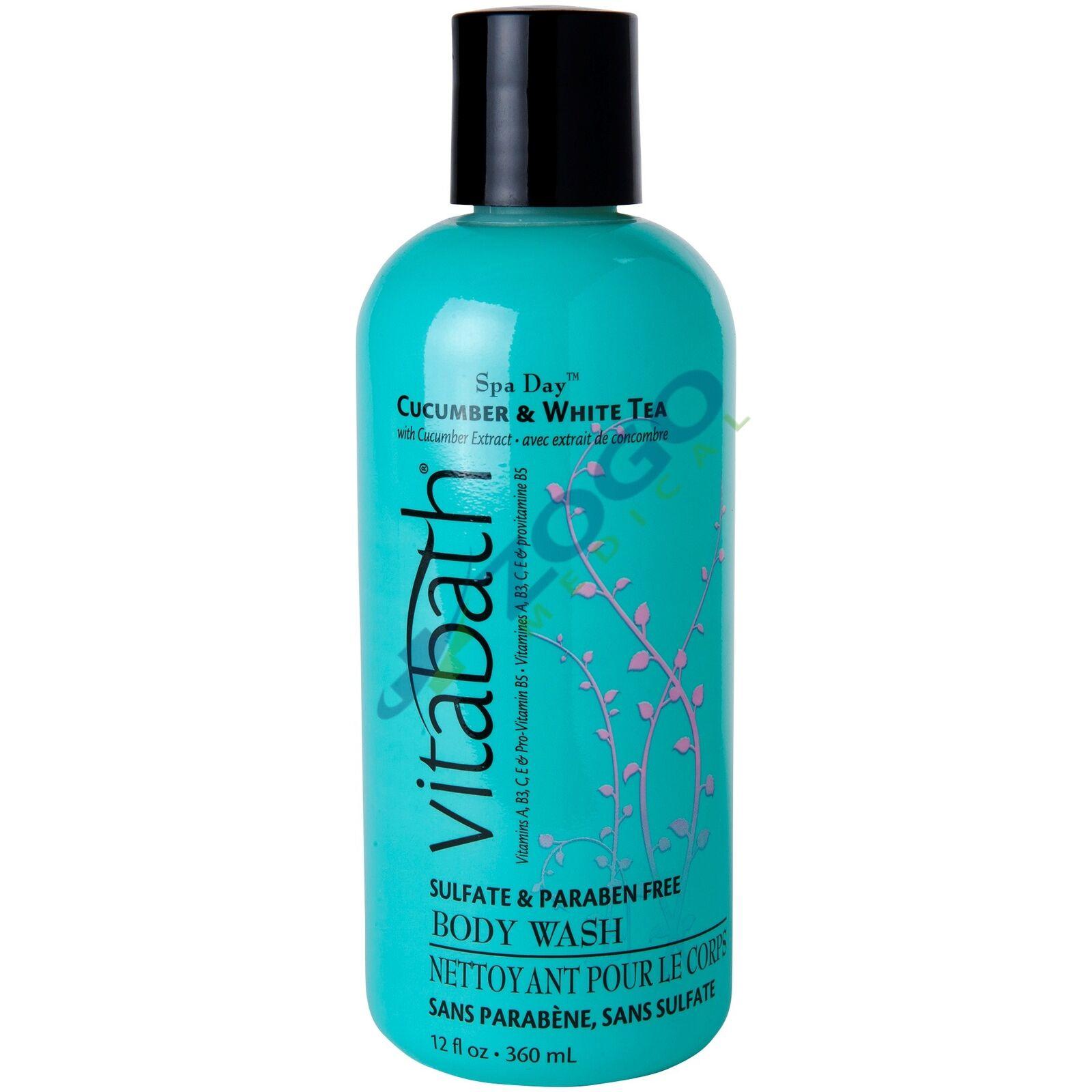 VitaBath Spa Day Body Wash Cucumber & White Tea Travel