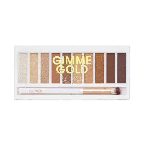 Flower Beauty Shimmer & Shade Eyeshadow Palette Gimme Gold
