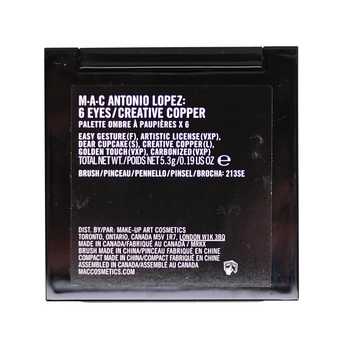 MAC Eye Palette Creative Copper Antonio Lopez Collection #1
