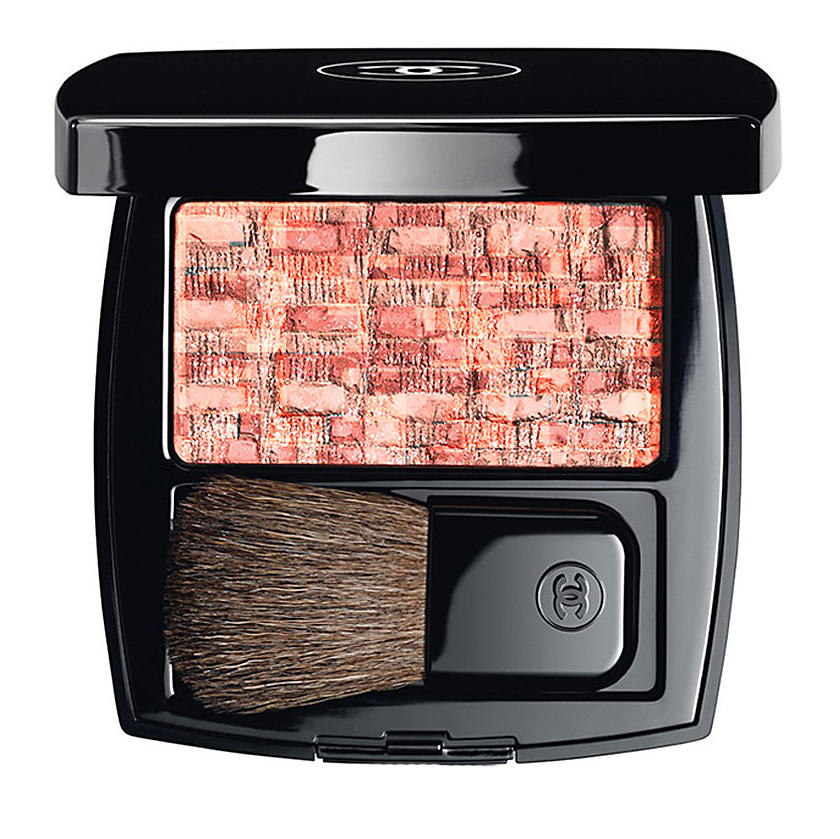 Chanel Les Tissages De Chanel Blush Duo Tweed Effect Tweed Coral 20 #0