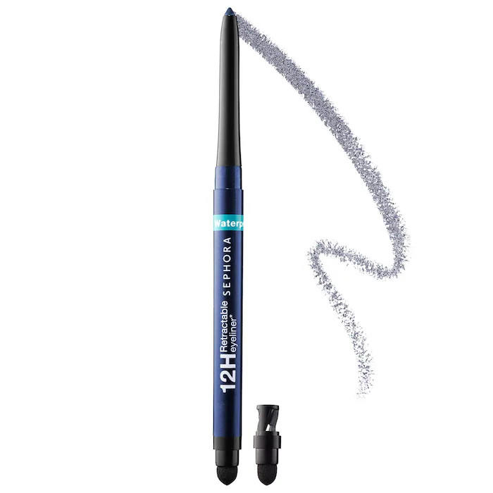 Sephora Waterproof 12HR Retractable Eyeliner Shimmer Navy 19