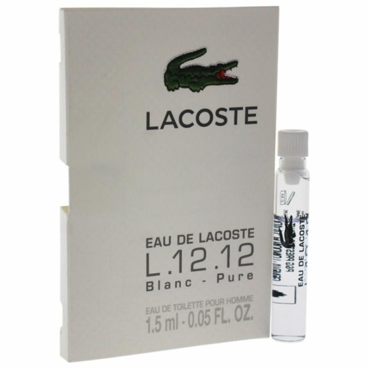 Lacoste L.12.12 Blanc Pour Homme Toilette Vial