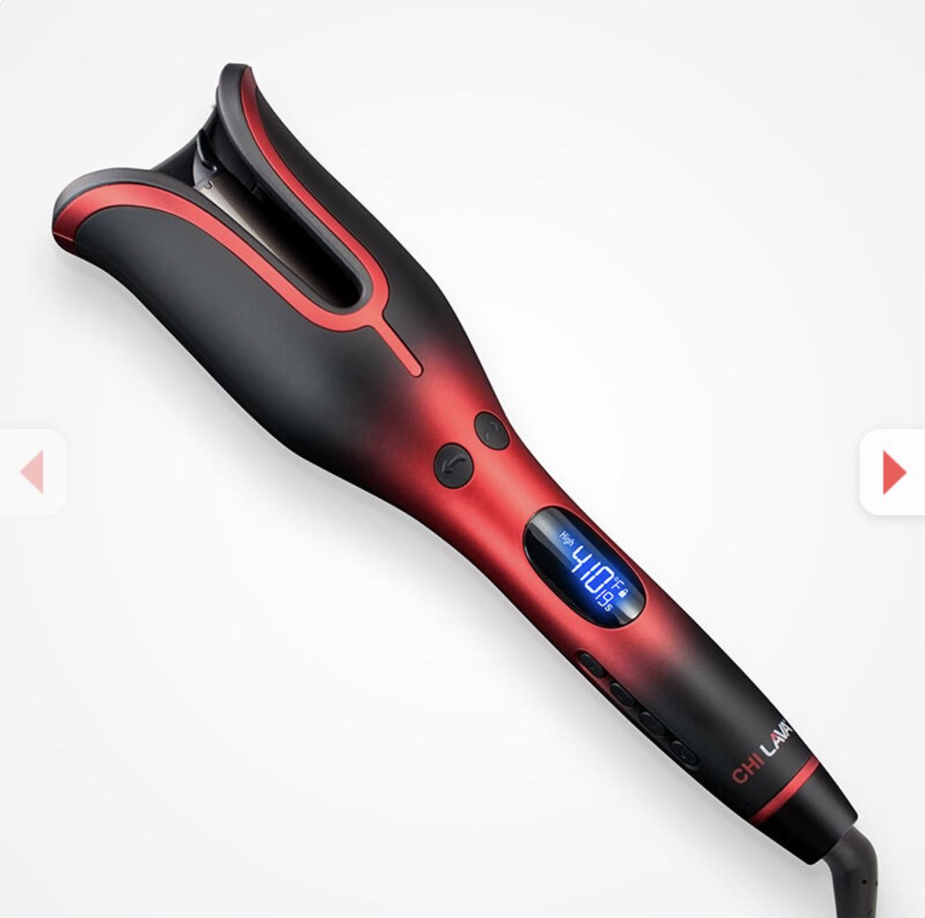 CHI 1 Inch Spin N Curl InCurling Iron Tool- Ruby Red