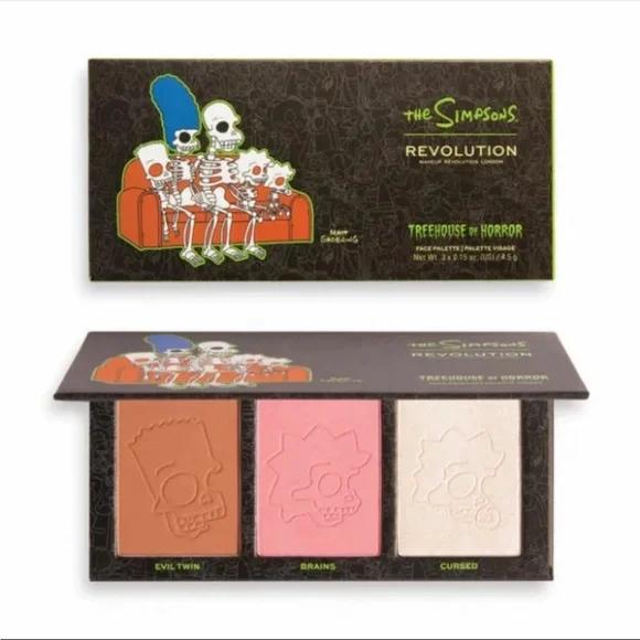 Makeup Revolution X The Simpsons Treehouse of Horror Face Palette Spooktacular.