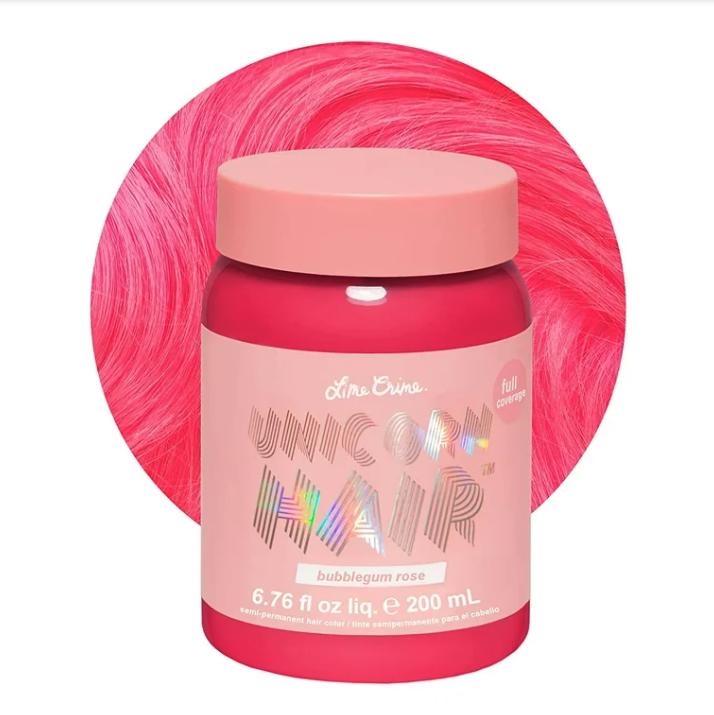 Lime Crime Unicorn Semi-Permanent Hair Color Sample Bubblegum Rose