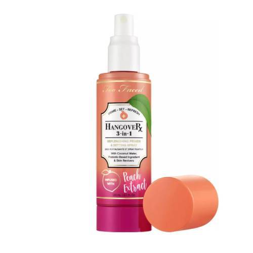 Too Faced Hangover 3-in-1 Replenishing Primer & Setting Peach Edition Spray