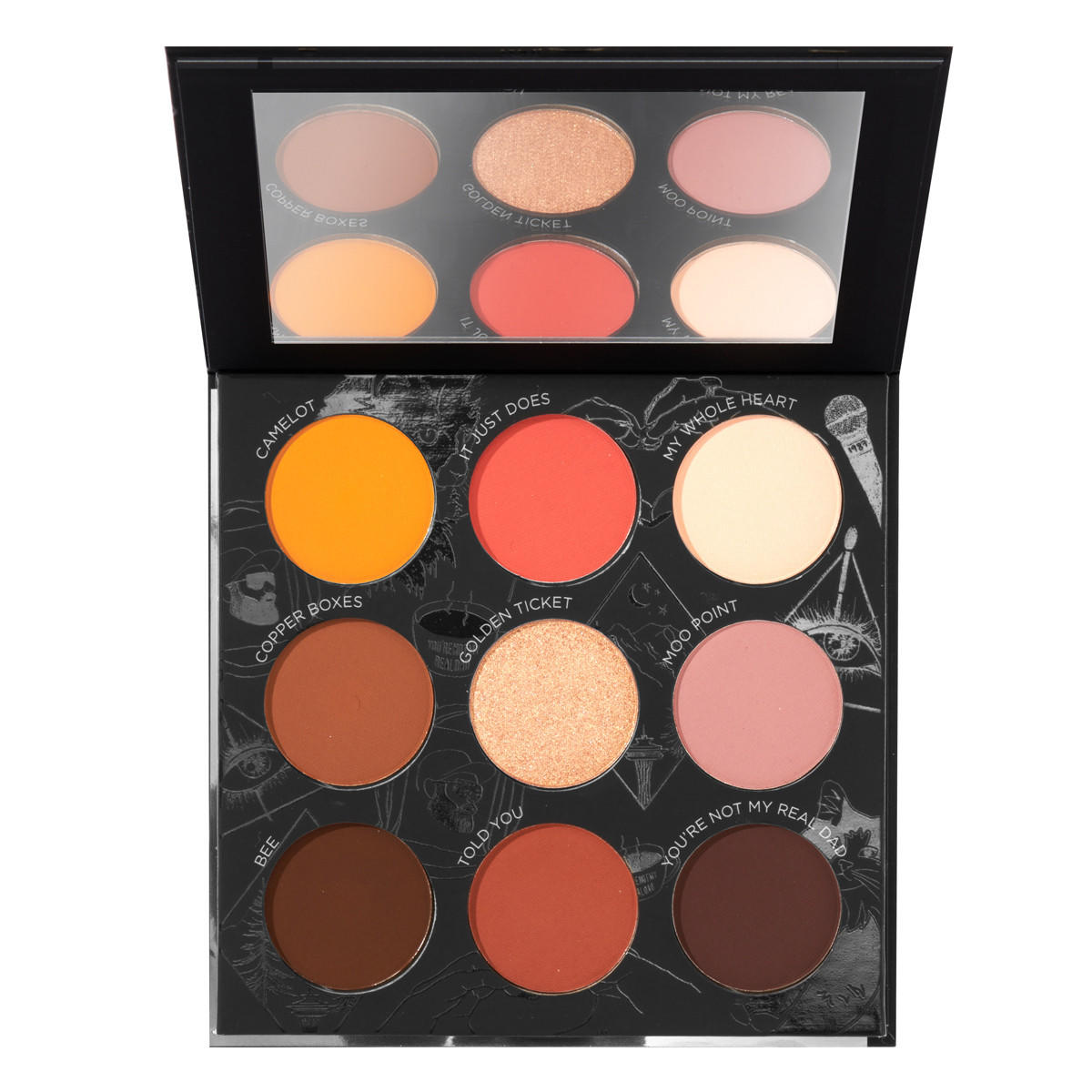 PUR x Raw Beauty Kristi Double-Sided Pressed Pigment Palette #1