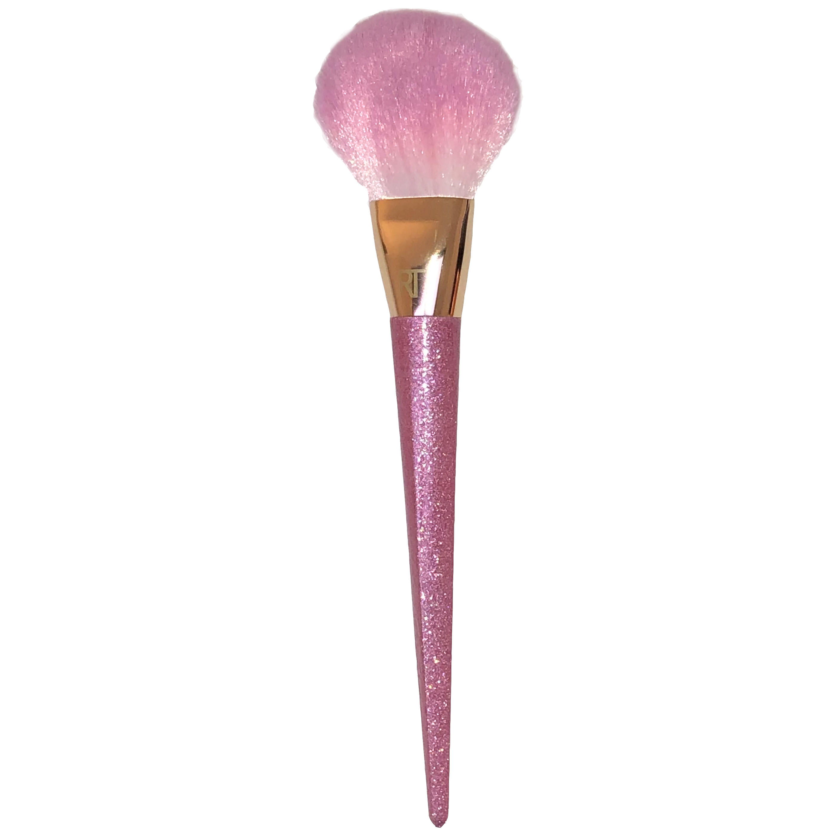 Real Techniques Luxe Powder Puff Face Brush Pink Glitter