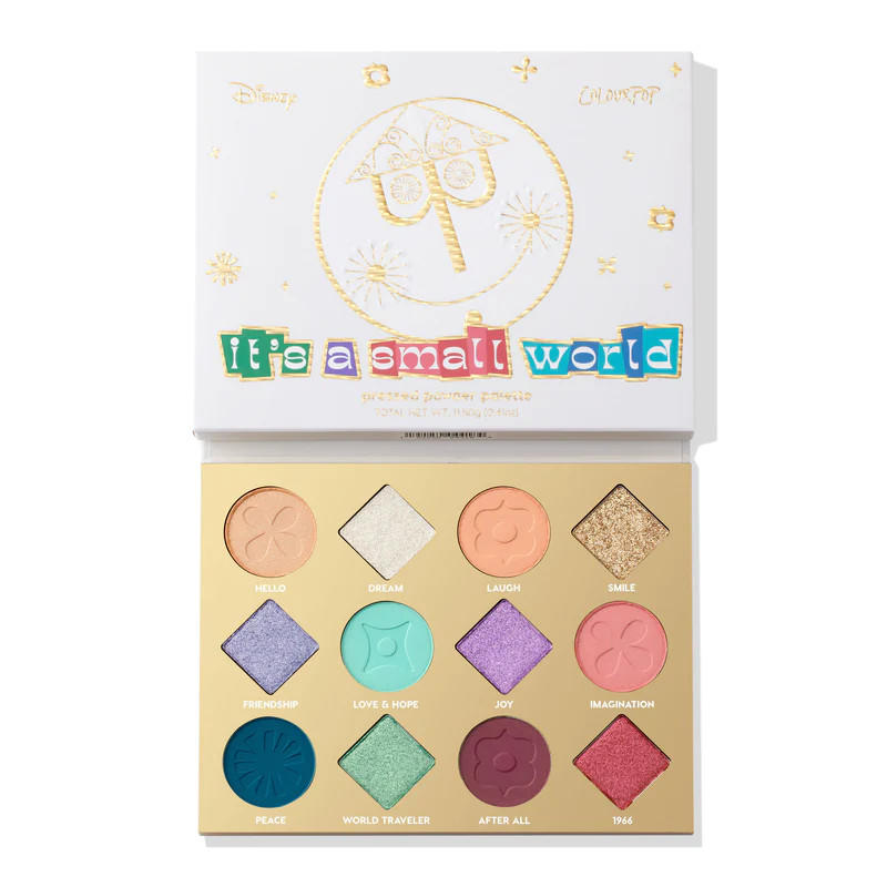 ColourPop x Disney It's A Small World Eyeshadow Palette