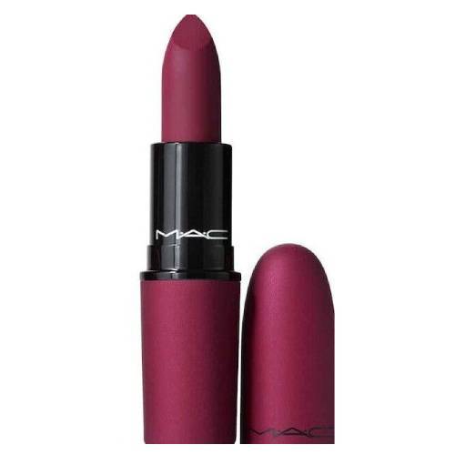 MAC Matte Powder Kiss Lipstick Lipstick Stealth Statement 