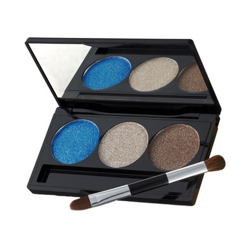 Laura Geller Creme Glaze Trio Eyeshadow Palette Sandy Lagoon