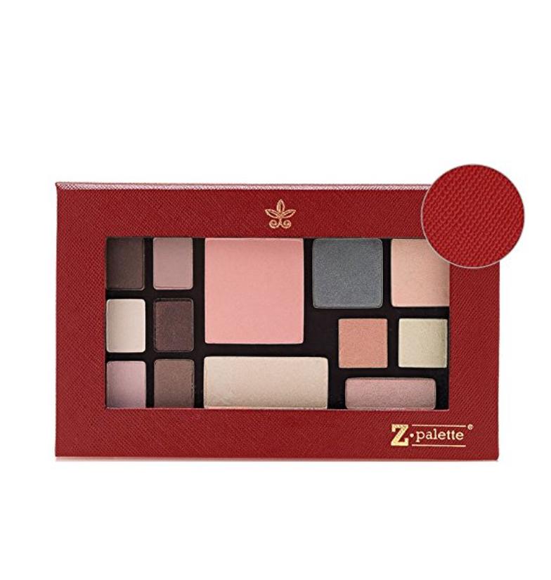 Z Palette Red Large Saffiano Leather Texture Collection Limited Ed. #0