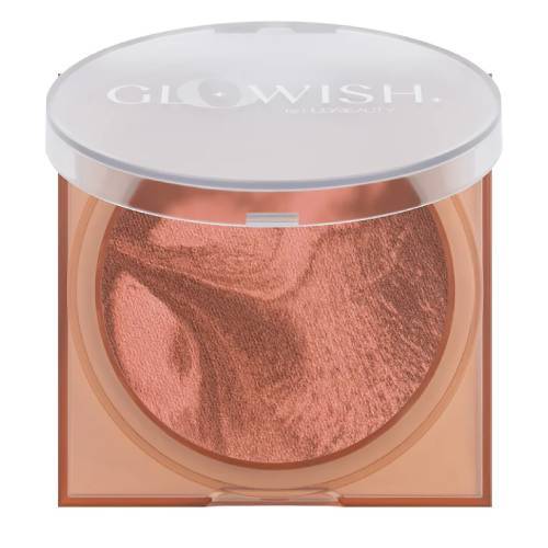 HUDA BEAUTY GloWish Soft Radiance Vegan Bronzing Powder Deep Tan 04