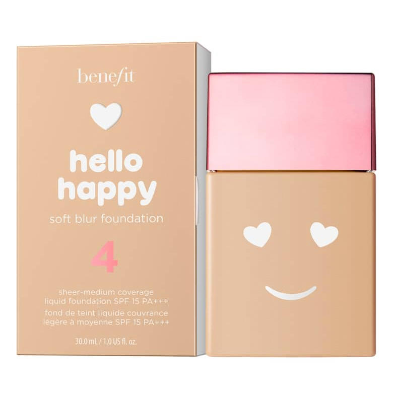 Benefit Hello Happy Soft Blur Foundation Medium Neutral 4