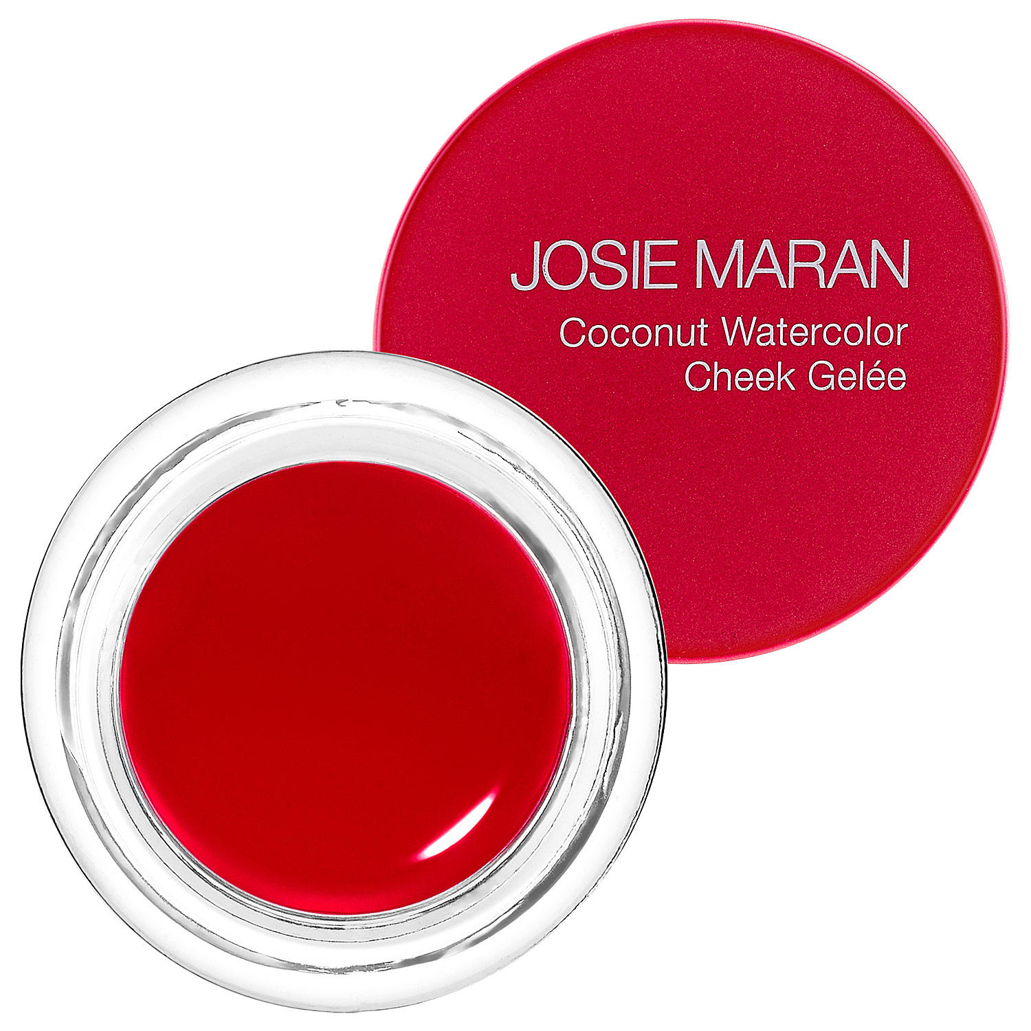 Josie Maran Coconut Watercolor Cheek Gelee Getaway Red