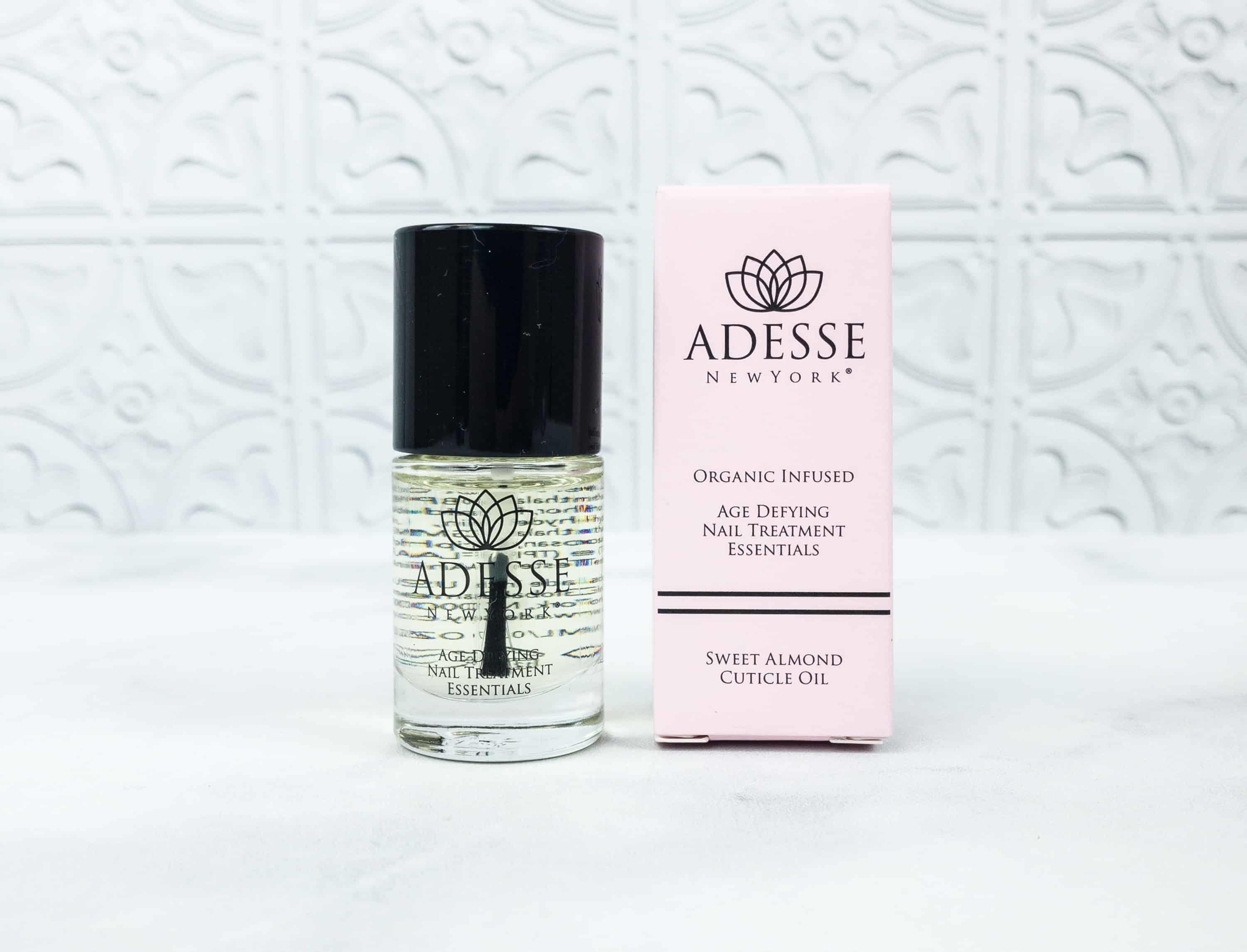 ADESSE Organic Infused Age Defying Nail Treatment Essential Sweet Almond Cuticle Oil