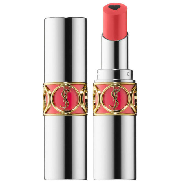 YSL Volupte Plump-In-Colour Balm Exposing Coral 4