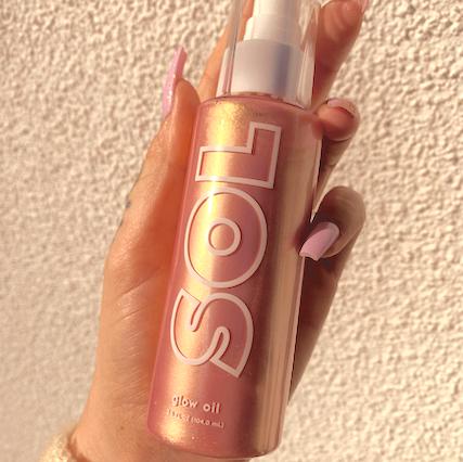 Colourpop SOL Shimmering Dry Oil Pink Champagne