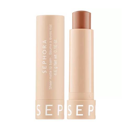 Sephora Sheer Matte Lip Balm Tan 02