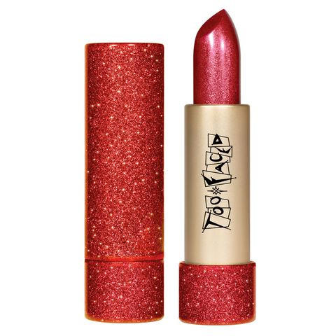 Too Faced Metallic Sparkle Lipstick Too Too Hot