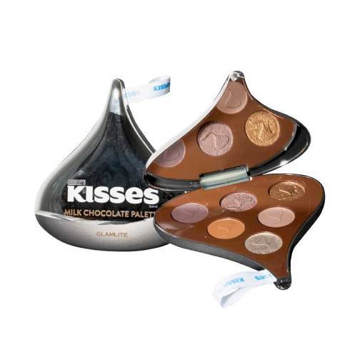 Glamlite Hershey's Kisses Eyeshadow Palette Milk Chocolate