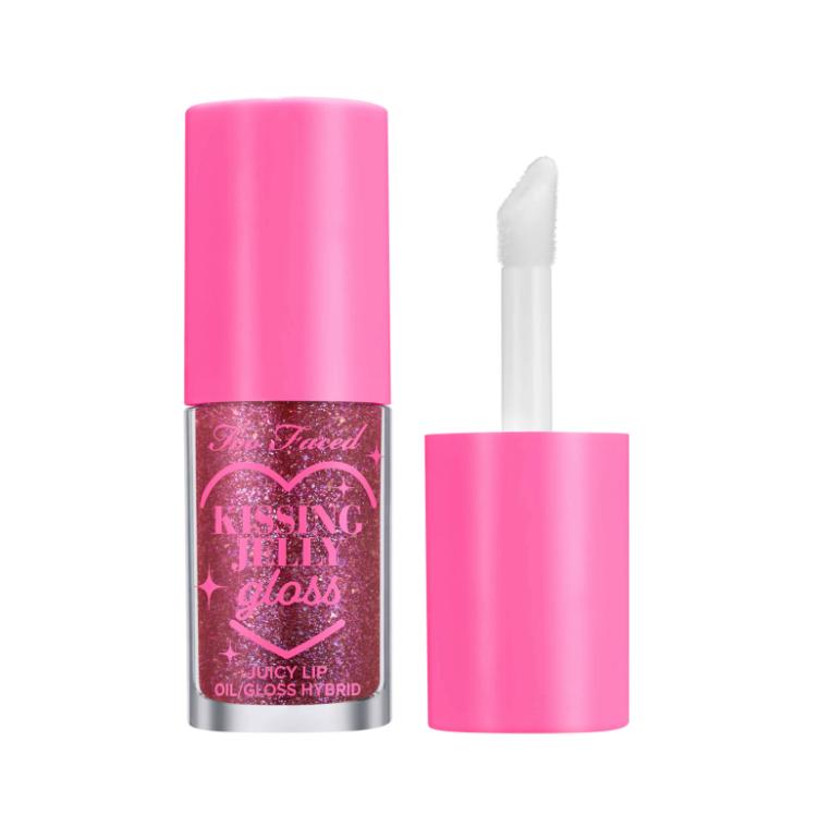 Too Faced Kissing Jelly Lip Oil Gloss Grape Soda