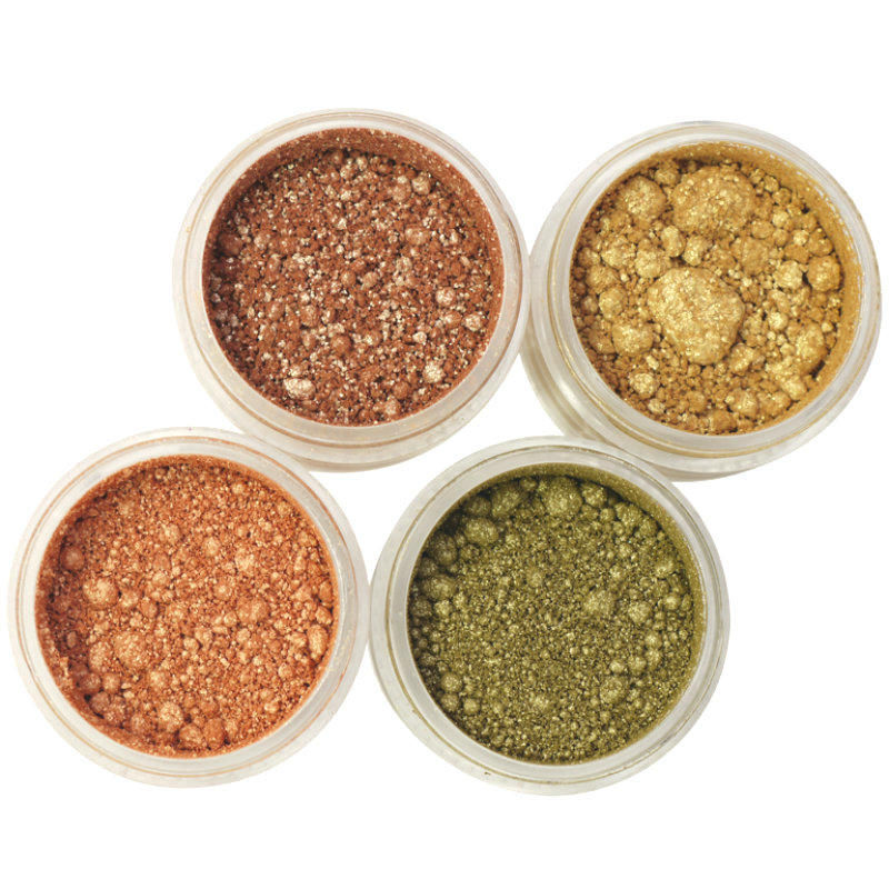 MAC Crushed Metallic Pigment Set Stacked 2! #0