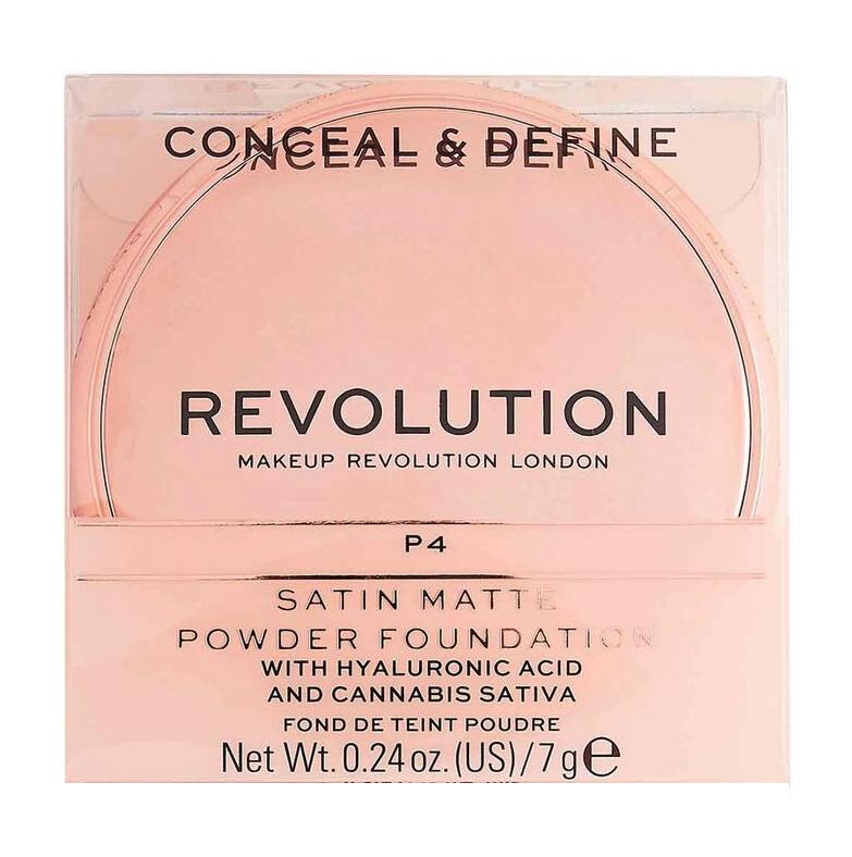 Makeup Revolution Conceal and Define Satin Matte Powder Foundation P4 #1