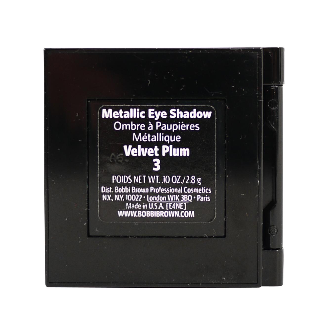 Bobbi Brown Metallic Eyeshadow Velvet Plum 3 #1