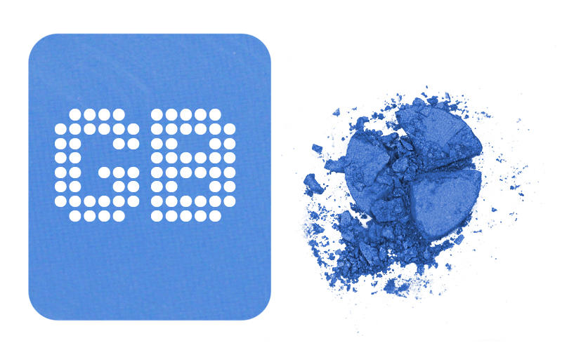 MAC Eyeshadow Felt Blue #4