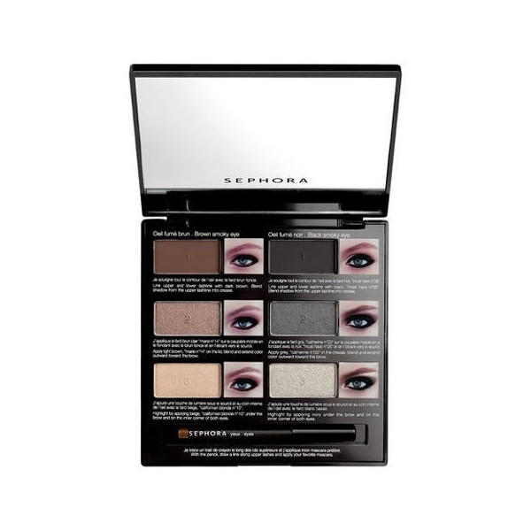 Sephora Pro Lesson Eye Palette Smoky Eyes