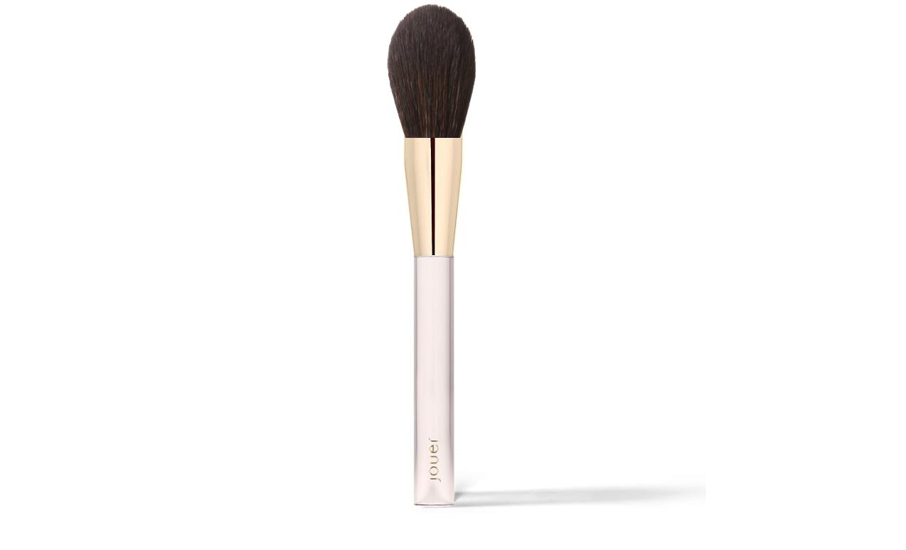 JOUER Large All-Over Powder Face Brush Limited Ed. Clear