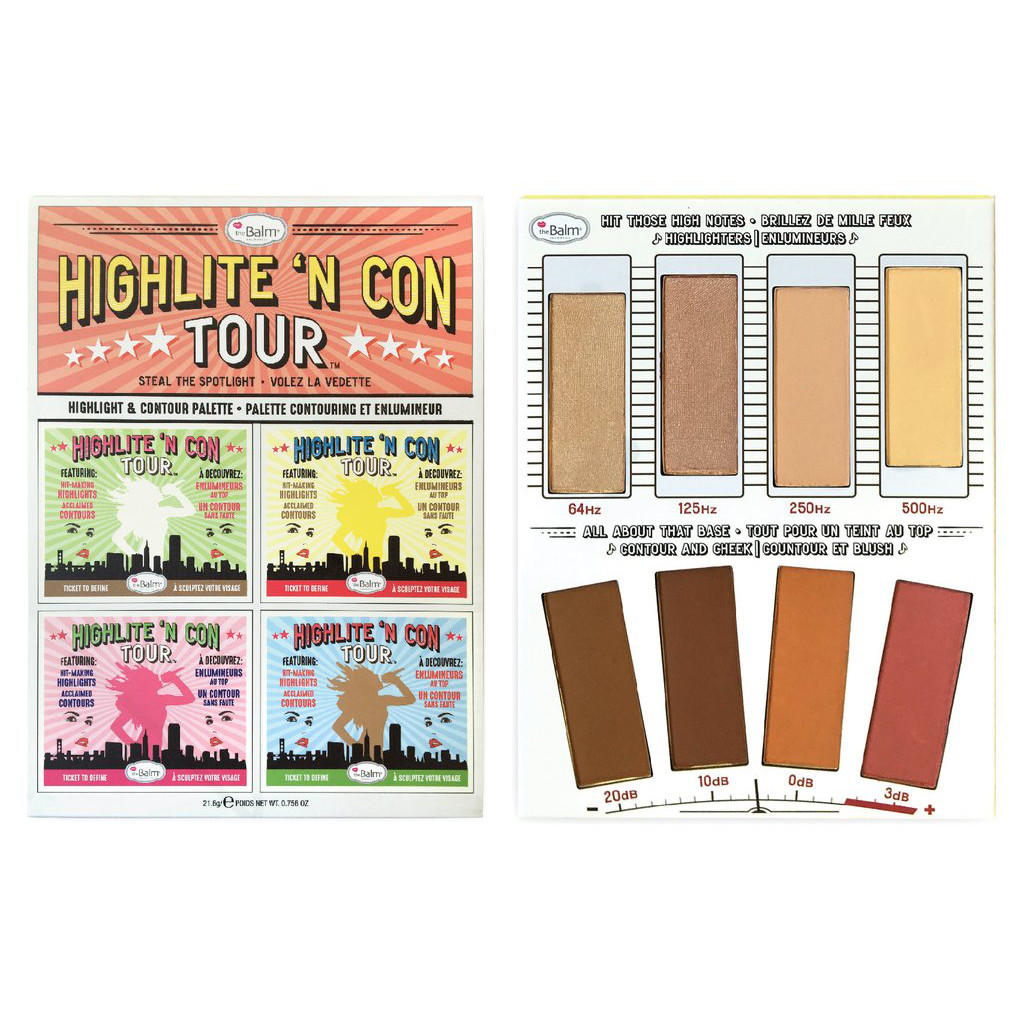 The Balm Highlight & Contour Palette Highlite 'N Con Tour