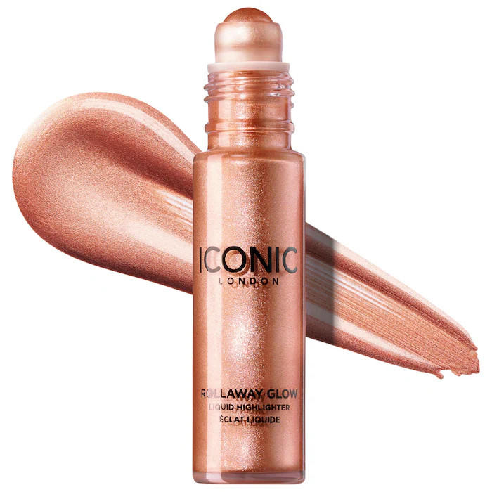 Iconic London Rollaway Glow Highlighter Rose Potion